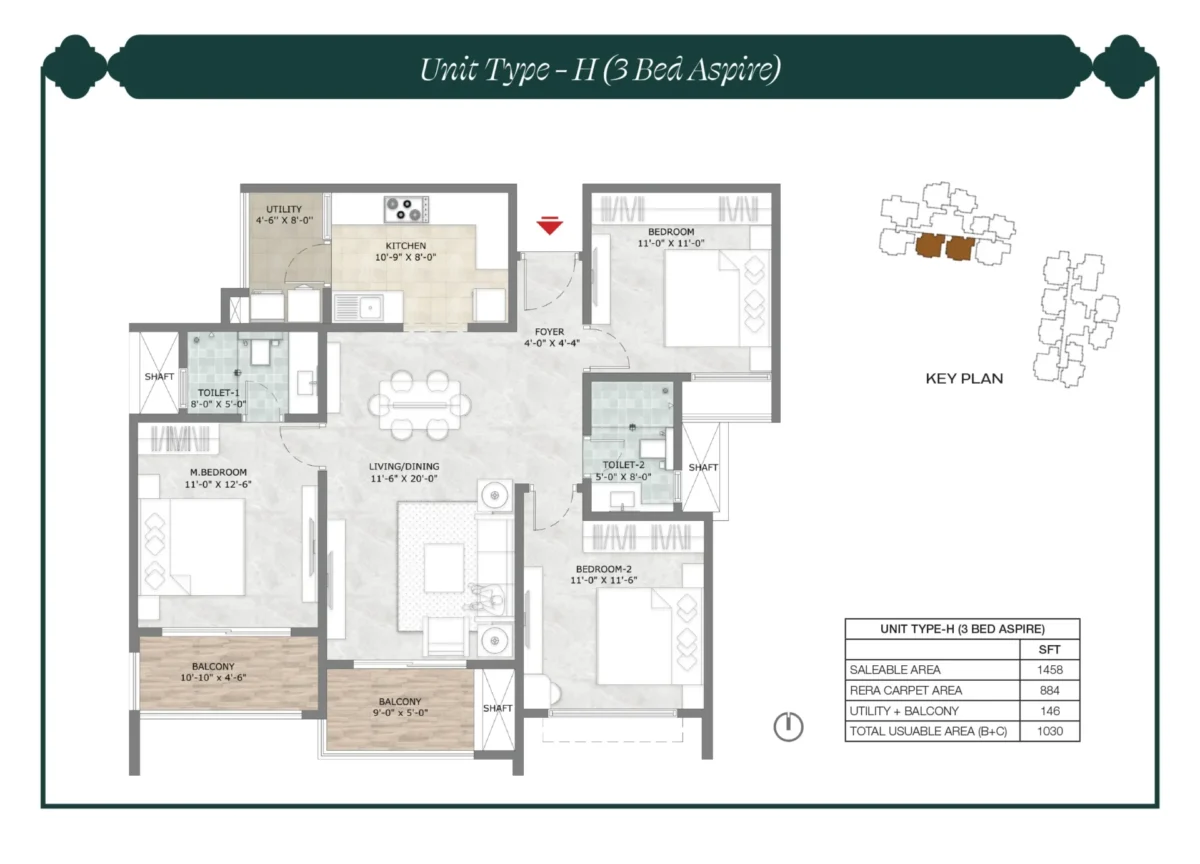 Type H - 3 Bed Aspire