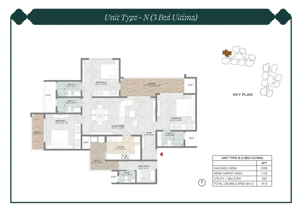 Type N - 3 Bed Ultima
