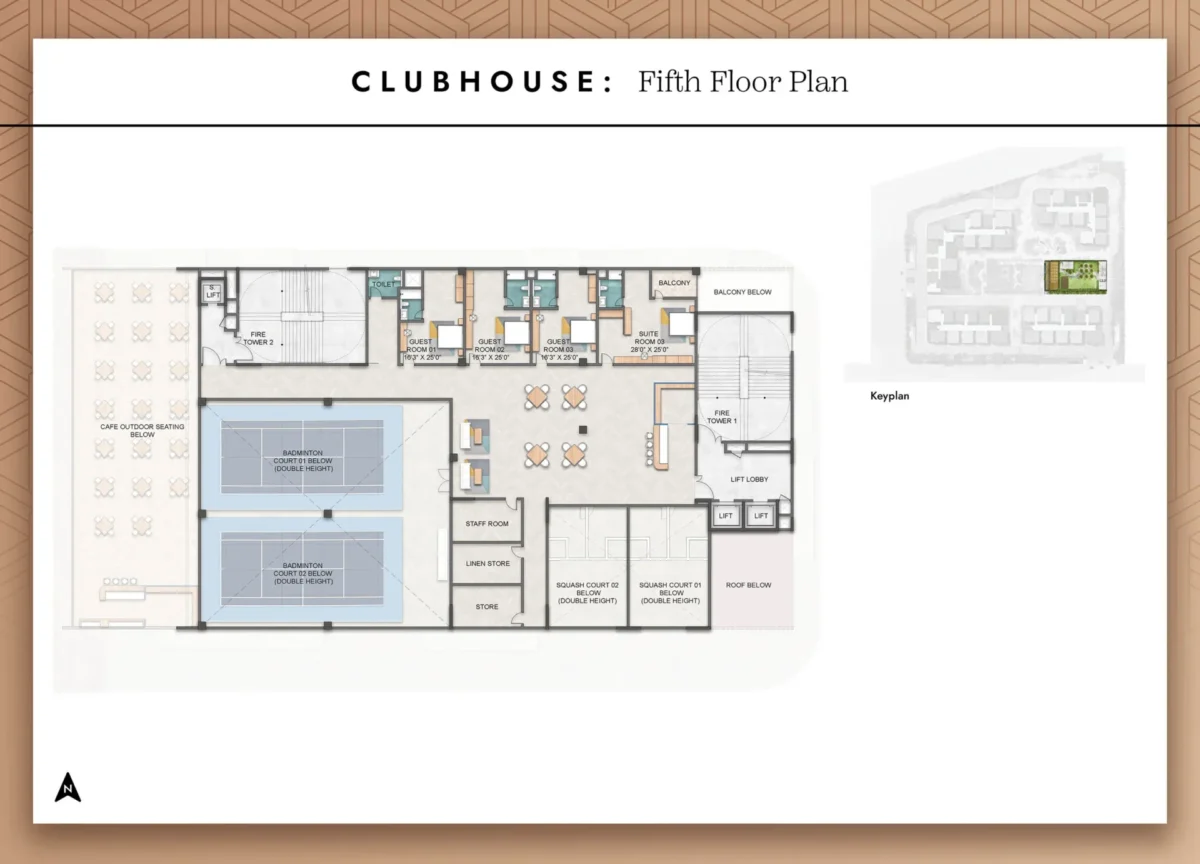 Clubhouse - Fifth Floor Plan