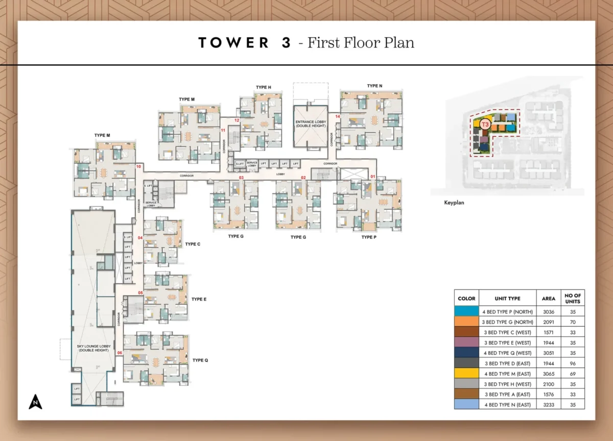 Tower 3 - First Floor Plan