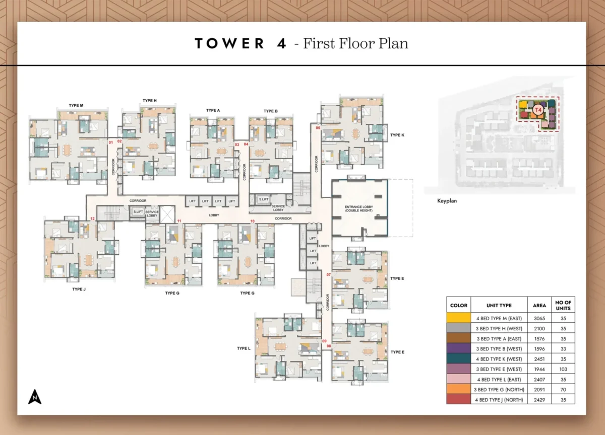 Tower 4 - First Floor Plan