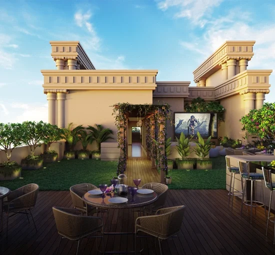 LUXURY SKY DECK WITH JUICE BAR