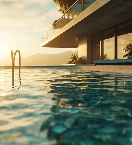 Lap Pool With Jacuzzi