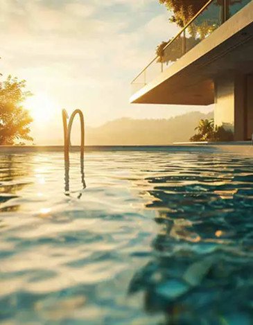 Temperature-Controlled Swimming Pool