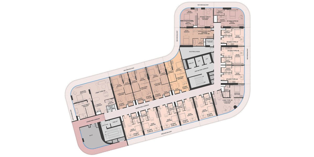5th & 6th Floor Plan