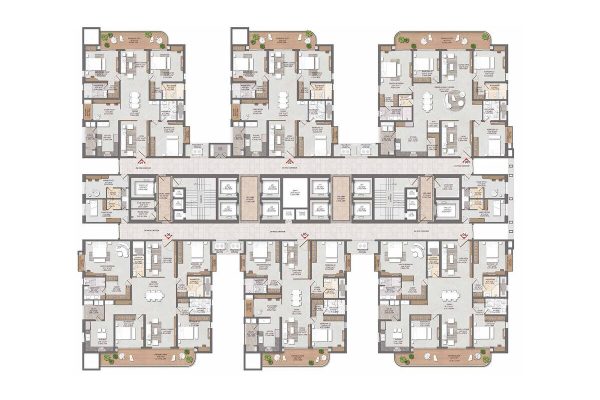 Typical Floor Plan - Tower A