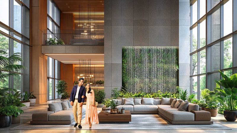 Double Heighted Lobby