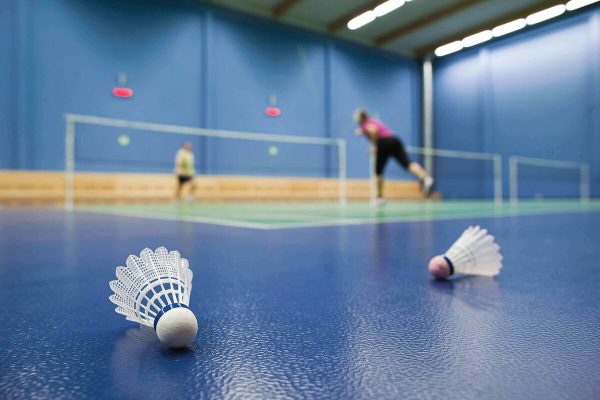Double Heighted Badminton Court