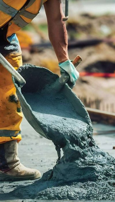 Using a higher-grade concrete to ensure maximum core strength.